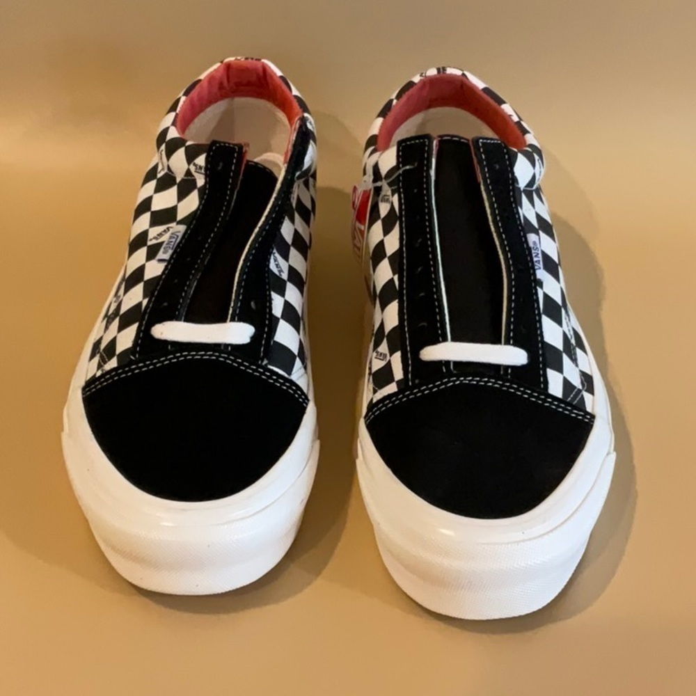 VANS VAULT OLD SKOOL NS OG LX (SUEDE/ CANVAS) Checkerboard - Picture 6 of 8